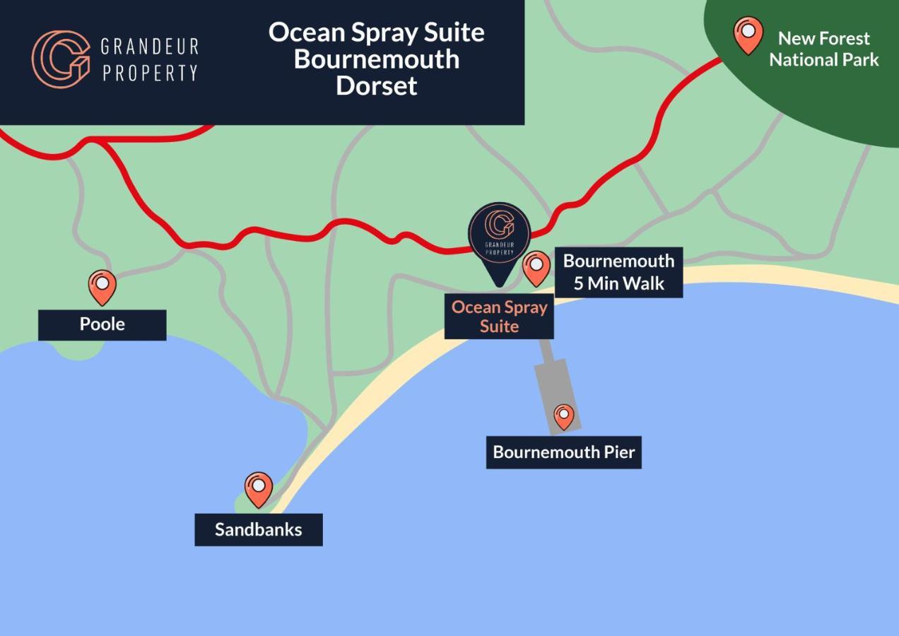Ocean Spray Suite By Grandeur Property บอร์นมัธ ภายนอก รูปภาพ